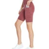 Marika Belle Bermuda Yoga Shorts Crushed Berry -Marika 4321924710443 crushedberry 2a