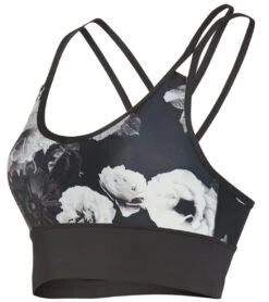 Marika Brooklyn Yoga Sports Bra Xray Floral Gray