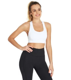 Marika Haley Seamless Yoga Sports Bra -Marika 4321926807595 white 2a 1