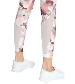 Marika Airbrush Yoga Leggings Lantana Abstract Watercolor Flowers -Marika 4321928118315 lantanaabstractwatercolorflowers 4a 1