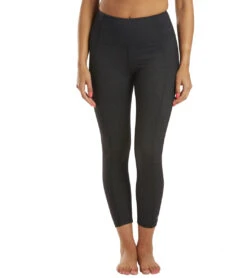 Marika High Waisted Tummy Control Yoga Capris -Marika 4377772490795 hblack