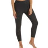Marika High Waisted Tummy Control Yoga Capris H.Black