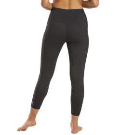Marika High Waisted Tummy Control Yoga Capris -Marika 4377772490795 hblack 3a