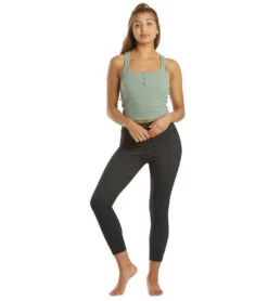 Marika High Waisted Tummy Control Yoga Capris -Marika 4377772490795 hblack 4a