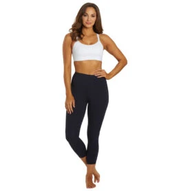 Marika High Waisted Tummy Control Yoga Capris -Marika 4377772556331 midnightblue 4a