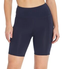 Marika Lucy High Waisted Tummy Control Yoga Shorts 21 Marika Lucy High Waisted Tummy Control Yoga Shorts -Marika 4377773146155 midnightblue