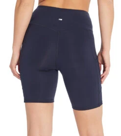 Marika Lucy High Waisted Tummy Control Yoga Shorts 18 Marika Lucy High Waisted Tummy Control Yoga Shorts -Marika 4377773146155 midnightblue 3a