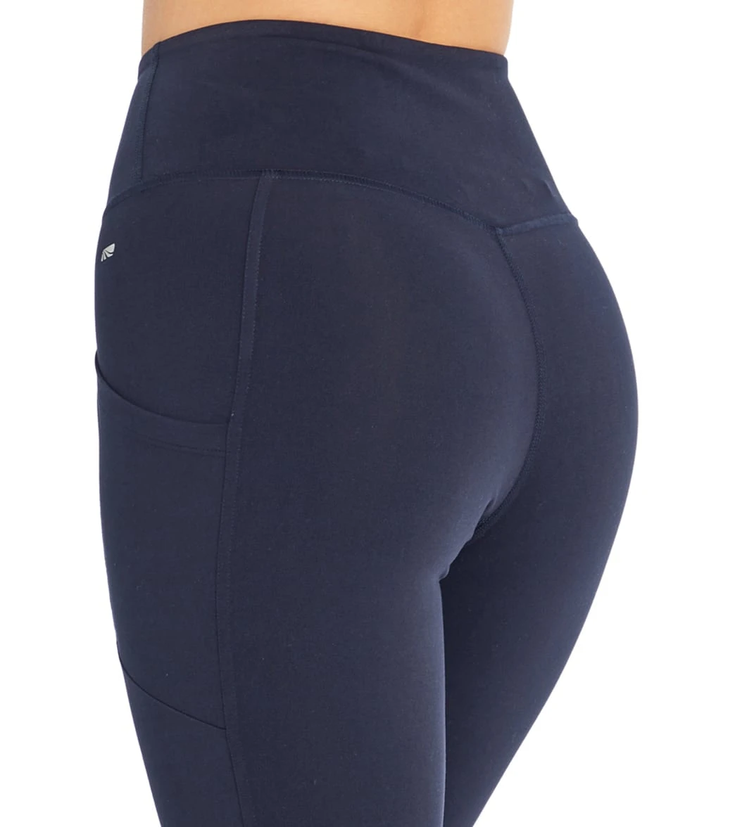 Marika Drew High Waisted Tummy Control Yoga Capris Midnight Blue 6 Marika Drew High Waisted Tummy Control Yoga Capris Midnight Blue - Image 4