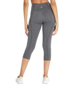 Marika Ollie Yoga Capris Heather Black