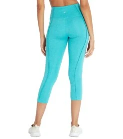 Marika Ollie Yoga Capris Heather Viridian Green