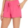 Marika Lara Yoga Shorts Pink Yarrow -Marika 4390756876331 pinkyarrow 2a 1