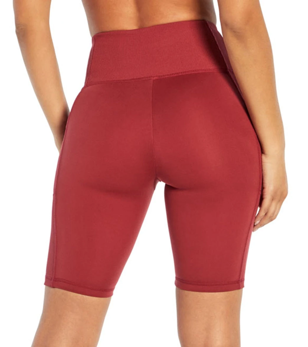 Marika Belle Bermuda Yoga Shorts Burnt Russet 3 Marika Belle Bermuda Yoga Shorts Burnt Russet