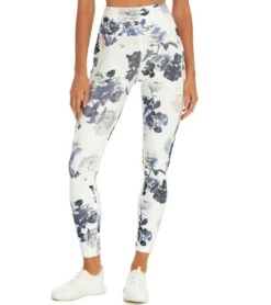 Marika High Rise Flat Waist Ankle Legging Sodalite Blue Spotted Rose -Marika 6560082985003 sodalitebluespottedrose