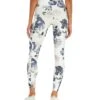 Marika High Rise Flat Waist Ankle Legging Sodalite Blue Spotted Rose -Marika 6560082985003 sodalitebluespottedrose 2a