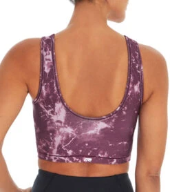 Marika Layla Long Bra Sea Marble Potent Purple