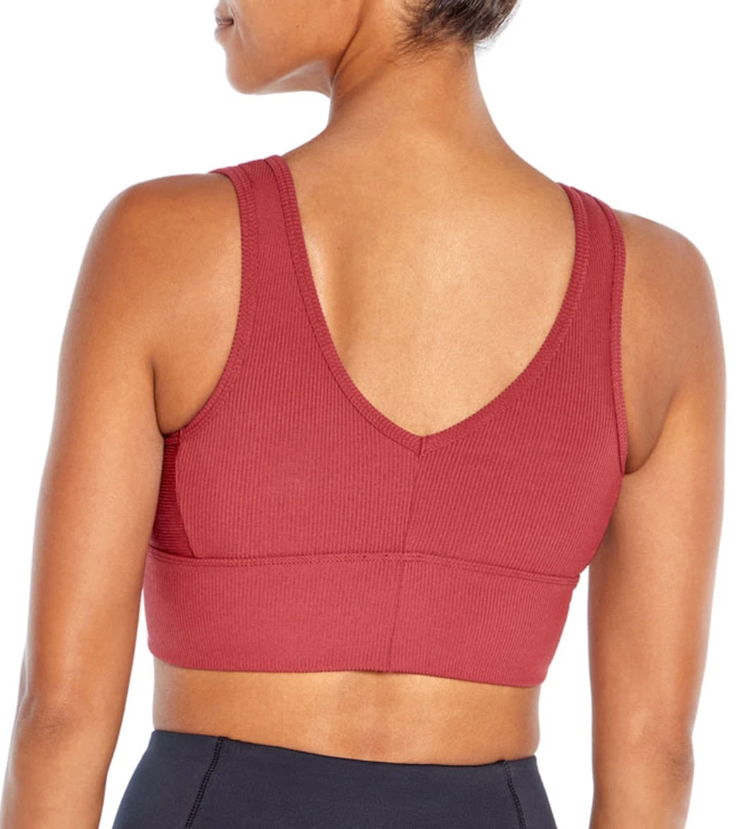 Marika Logan Rib Bra Burnt Russet 3 Marika Logan Rib Bra Burnt Russet