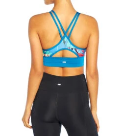 Marika Brooklyn Yoga Sports Bra Vallarta Blue Aloha Mix