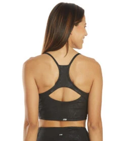 Marika Ivy Sports Bra -Marika 6603546918955 blackwildfloweremboss 3a