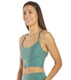 Marika Ivy Sports Bra Blue Spruce Wildflower Emboss -Marika 6603546951723 bluesprucewildfloweremboss 5a 1