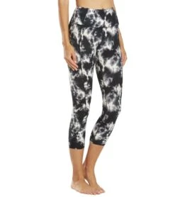 Marika Kris Tie Dye Capri Black Ripple Tie Dye