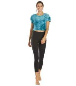 Marika Tie Dye Boxy Crop Blue Spruce Spiral Tie Dye 9 Marika Tie Dye Boxy Crop Blue Spruce Spiral Tie Dye -Marika 6603549474859 bluesprucespiraltiedye 4a