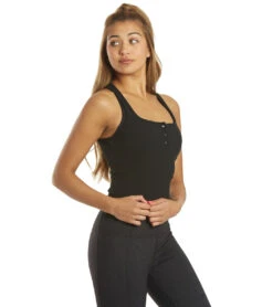 Marika Milly Crop Tank Black