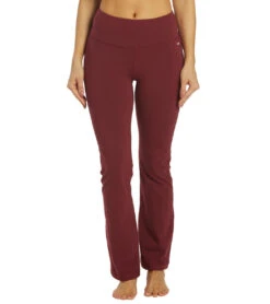 Marika Tummy Control Cotton Yoga Pants Zinfandel -Marika 6653018931243 zinfandel