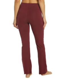 Marika Tummy Control Cotton Yoga Pants -Marika 6653018931243 zinfandel 3a 1