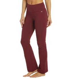 Marika Tummy Control Cotton Yoga Pants Zinfandel -Marika 6653018931243 zinfandel 5a