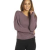 Marika Tammy After Yoga Pullover Heather Blackberry Wine -Marika 6653609738283 heatherblackberrywine 2a 1