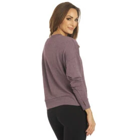 Marika Tammy After Yoga Pullover -Marika 6653609738283 heatherblackberrywine 3a