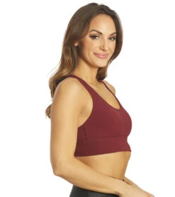 Marika Ginger Yoga Sports Bra Windsor Wine