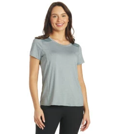 Marika Exhale Tee 32 Marika Exhale Tee -Marika 6782671028267 heathertrooper 1a