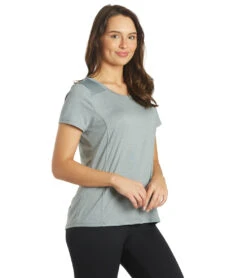 Marika Exhale Tee 33 Marika Exhale Tee -Marika 6782671028267 heathertrooper 2a 1