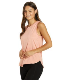 Marika Zion Tank Heather Coral Haze -Marika 7097405538347 heathercoralhaze 4a