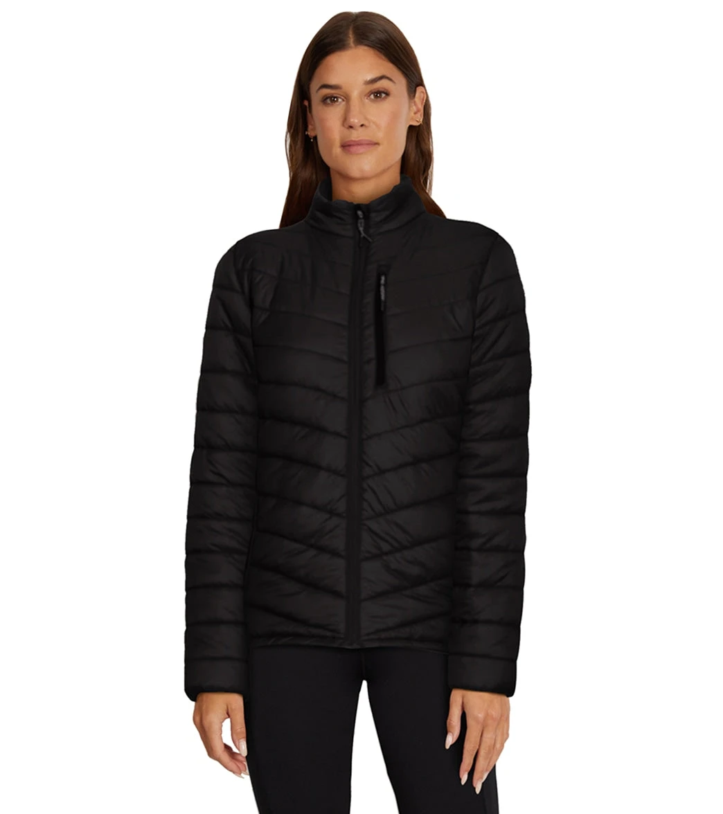Marika Long Sleeve Puffer Jacket Black 4 Marika Long Sleeve Puffer Jacket Black - Image 2