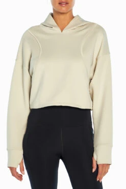 Marika Cycle House Cropped Juniper Hoodie