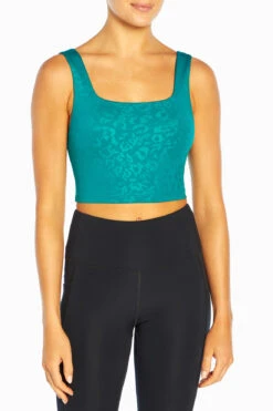 Marika Embossed Lola Long Sports Bra -Marika MLB1005A 3WH.34035