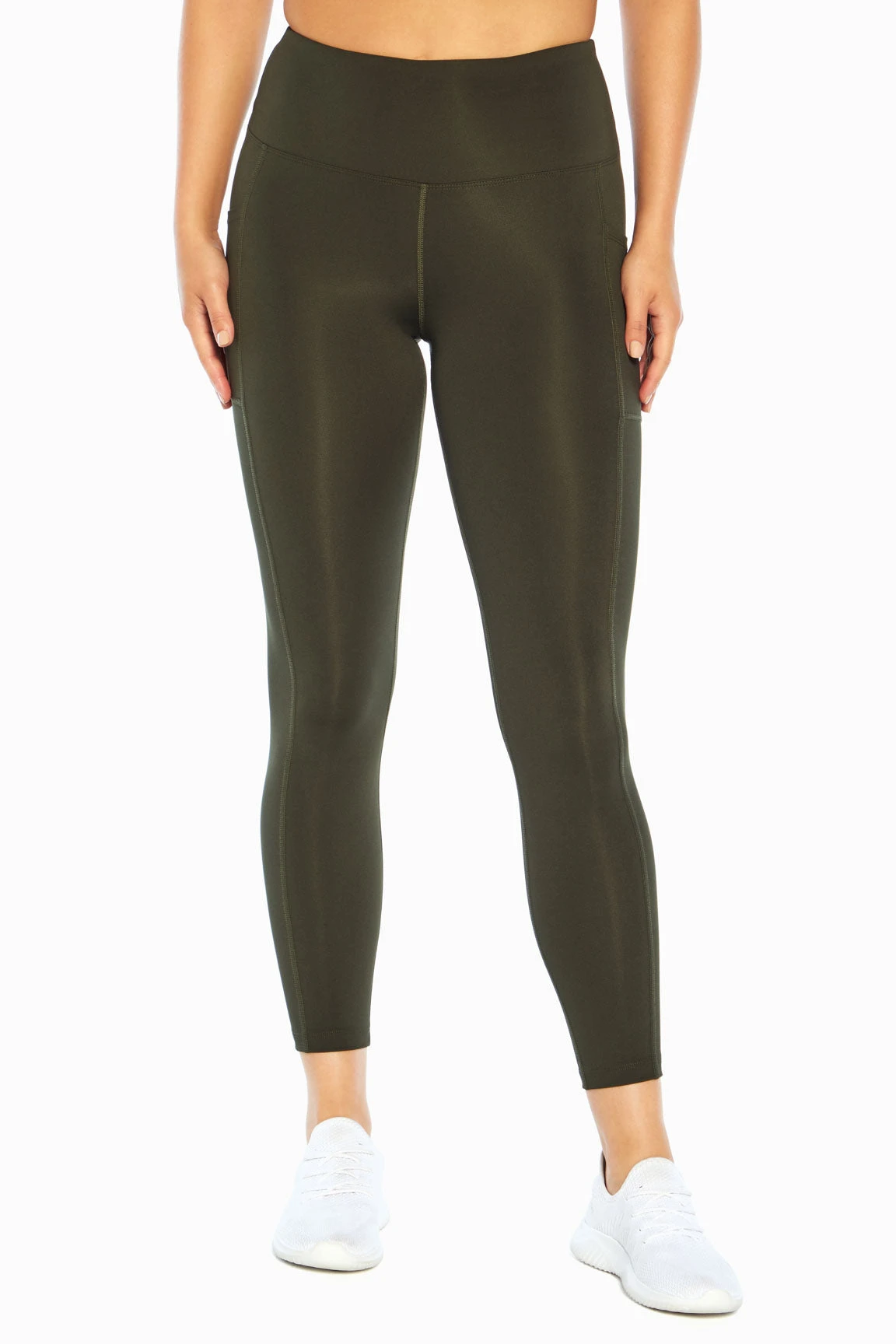Marika High Rise Side Pocket Ankle Legging - Rosin Green 6 Marika High Rise Side Pocket Ankle Legging - Rosin Green - Image 4