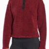 Marika Tyra Cropped Sherpa Pullover