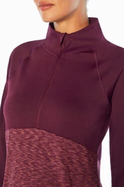 Marika Justin Cozy Zip Pullover -Marika MLQ0115A6JI22978