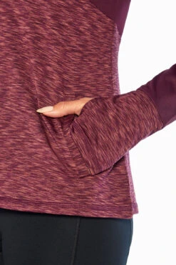 Marika Justin Cozy Zip Pullover -Marika MLQ0115A6JI22979